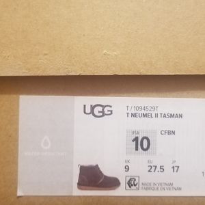 Kids UGG Neumel ll Tasman Braid Chocolate Brown Size 10